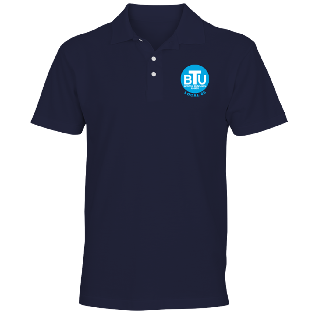 BTU Union Made Cotton Men's Polo Shirt