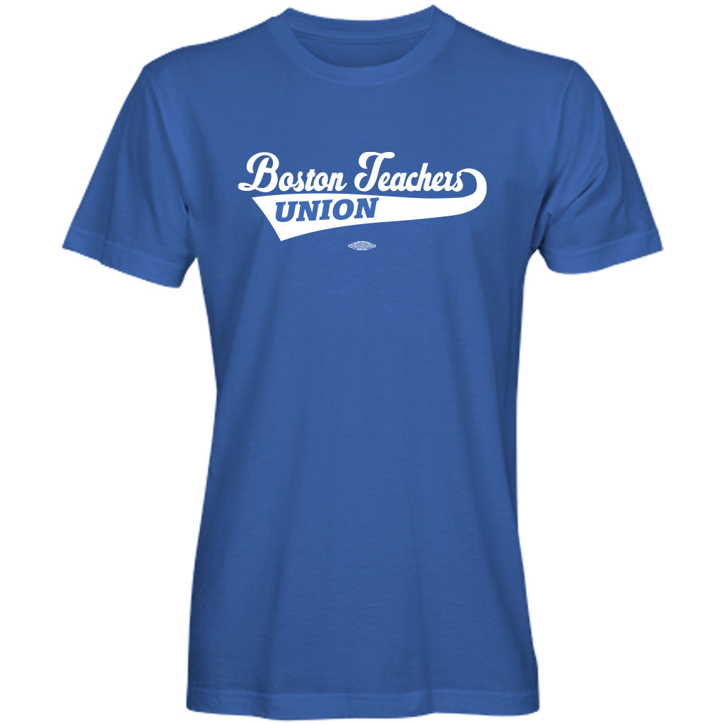 BTU Full Front Baseball Logo Unisex Short Sleeve T-Shirt - BLUE