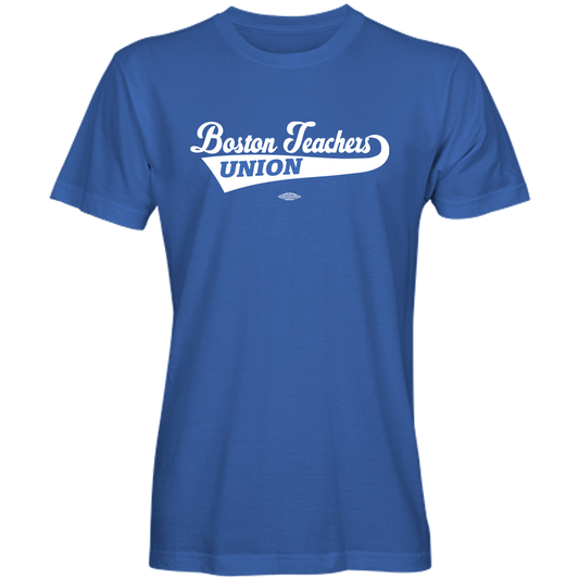 BTU Full Front Baseball Logo Unisex Short Sleeve T-Shirt - BLUE