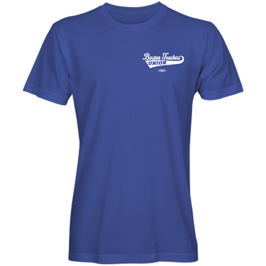 BTU Baseball Logo Unisex Short Sleeve T-Shirt - BLUE